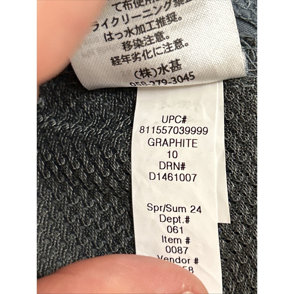 Eddie Bauer Women's Graphite Rainier Outdoor Hiking Pants Size 10 Gray Nylon - Picture 10 of 11